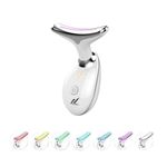 Nexlev Skin Lift Device | 7 Color LED | Face & Neck Skin Lifting| 3 Massage Modes| Face Sculpting Tool |Micro-currents to reduce Wrinkles| Hot Compress | Rechargeable| Type-C| 180 Min Use| Glow LE-04