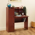 Green Soul Nile Study Table | 1-Year Warranty | Writing and Computer Desk for Students, Adults, Professionals | Engineered Wood | Safeli Brown|3 cabinets,3 Shelves | Installation Provided