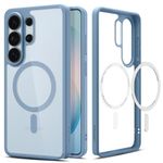 Spigen Ultra Hybrid Mag | Samsung Galaxy S26 Ultra Case [Transparent] [MagSafe] Galaxy S26 Ultra Back Cover | TPU+PC - Light Blue