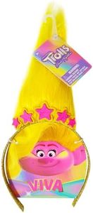 LUV HER Kids' Trolls World Tour Headband with Wig for Girls - Costume Accessories - Ages 3+