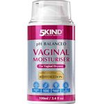 5Kind Vaginal Moisturiser for Vaginal Dryness 100ml - PH Balance for Women - Menopause Friendly, Hormone Free Vagina Dry Cream - Long Lasting Rehydration Vulva Balm Cream