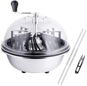ATOUR 19 inch Leaf Bowl Trimmer with Twisted Spin Cut and Sharp Stainless Steel Blades, Hand Twist Cutting Machine for Plant Buds and Flowers