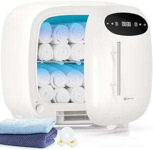 Keenray Hot Spa Towel Warmer Cabinet, 13L Professional Towel Heater with LED Screen Display with Adjustable Timer and Delay, Customized Fragrance for Facial Spa, Salon, Hair Beauty, Bathroom