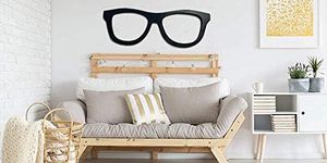 Giant Glasses Cutout | Teacher Gift | Wood Wall Hanging | Library Decor | Classroom Book Present | Chic Office Decorations | Back to School