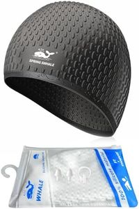 Large Swimming Cap Durable Silicone Waterproof Swimming Cap Ideal for Long Hair and Thick plaits Keep Hair Dry While Swimming