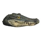 Nobranded Alligator Head Decoy Pond Float Giant Look Decoy Water Floating decoration for head for art Drives Ducks, 2