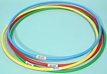 Witzigs Games Standard hula hoops bundle of 4x600mm. dia. 03236