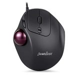 perixx PERIMICE-517 Wired Ergonomic Trackball Mouse with 7 Buttons and 2 DPI Level, 11567