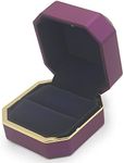 AVESON Luxury Ring Box, Square Velv