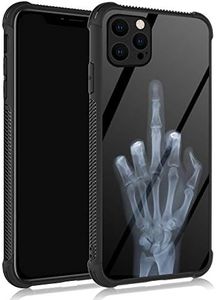 ZHEGAILIAN iPhone 12 Case,Skull Hand X-ray iPhone 12 Pro Cases for Men/Boys,UNBreak Reinforced Corners Fashoin Back Cover Soft TPU Bumper Frame Full Body Case Designed for iPhone 12/iPhone 12 Pro