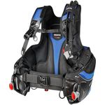 Mares Prestige SLS BCD | Unisex Ergonomic Lightweight Scuba Diving Travel Jacket BCD | High-Lift Capacity, 420 D Cordura, Large Pockets, Blue, Large