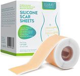 Medical Grade Scar Removal Silicone Gel Tape (1.6”x 60”) Highly Comfortable Scar Removal Sheet Long Strips for Acne Scars C-Section & Keloid Surgery Scars Sheets Treatment Tapes - 6-8 Month Supply