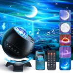 Star Projector,180 Light Modes Galaxy Projector,8 White Noise+Bluetooth Northern Lights Projector,Remote Control Galaxy Light Projector for Bedroom,Night Light Projector,Ceiling Projector,Kids Gifts