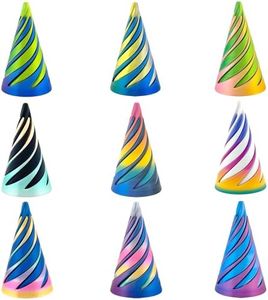 Valentines Day Gifts 9 Packs Impossible Cone,Impossible Cones passthrough Impossible Pyramid for Relaxing,Spiral Fidget Toy passthrough Impossible Cone,Birthday for Adults & Kids