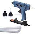 Steinel 332716 Hot Glue Gun Gluematic 5000 - incl. Charging Station, Drip Tray & 2 Nozzles 11 mm Glue Sticks