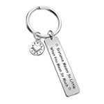 JIUSHUN Distance Means So Little When You Mean So Much Keychain Long Distance Relationship Keyring, Relationship Keyring, General