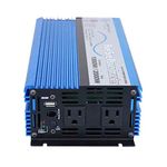 AIMS 1000 Watt Pure Sine Wave Power Inverter 12 VDC to 120 VAC USB Port