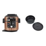 Ninja Foodi MAX Multi Cooker with SmartLid, 14 Cooking Functions in 1, 7.5L 14in1 Pressure Cooker, Copper/Black & Non-Stick Cake Tin & Crisper Tray Bakeware Set [4026J300EUK] Official Accessory