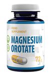 Magnesium Orotate 2000mg Per serving 120 Vegan Capsules, Certificate of Analysis by AGROLAB Germany, High Strength Supplement, No Fillers or Bulkers, Gluten and GMO Free