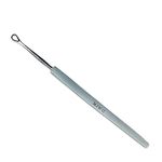 MJW Professional Earwax Remover Made of Stainless Steel- Ear Curette Cleaner for Removing Ear Irrigation, Hygienic Reusable Ear Cleaning Tool for Adults and Kids