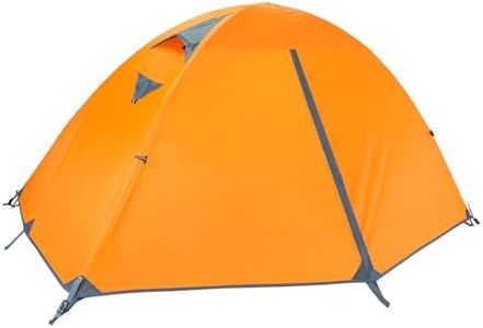 TRIWONDER Camping Tent 1 2 3 Person 3 4 Season Dome Tent for Backpacking Camping Hiking Fishing Outdoor Waterproof Lightweight Tent (Orange - 1 Person)