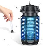 Oziral Fly Zapper Electric Mosquito Killer Lamp 20W UV 4000V LED Fly Killer Trap Lamp High Voltage Power Electric Mosquitoes Zapper Suitable for Garden Home Effective Area of 80 m² Indoor Outdoor