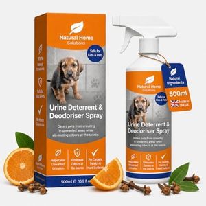 Eco Urine Deterrent & Deodoriser Spray Urine Stop for Cat Dog Repellent Stop Cats Dogs Repeat Marking Indoors Outdoors 100% Natural Enzyme Urine Destroyer 500ml
