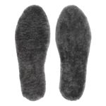 riemot Genuine Sheepskin Insoles for Men Women,Winter Warm Furry Lambswool Insoles,Soft Cosy Fluffy Lamb Shoe Replacment Insole for Snow Boots,Work Boots,Warm Lambswool Insoles Grey EU41（UK7）