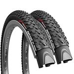 Fincci Pair Tyres 27.5 x 2.10 Inch 54-584 Foldable Cycle Tyre Oncamp for Road Mountain MTB Mud Dirt Offroad Bike Bicycle Tire 27.5x2.1 (Pack of 2)