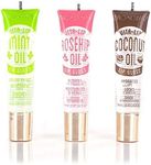 Broadway Vita-Lip Clear Lip Gloss 0.47oz/14ml (3PCS - Mint & Coconut & Rosehip Oil)