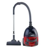 AGARO Primo Bagless Vacuum Cleaner, 1400Watts, Dry Vacuuming, 24 kPa Suction Power, 1.5L Dust Collector, Home, Office, Grey & Red