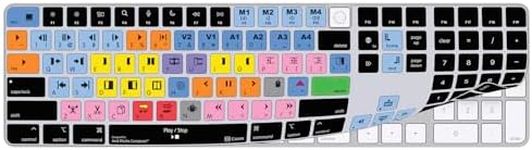 KB Covers Avid Media Composer Keyboard Cover Compatible with Magic Keyboard w/Touch ID & Numeric Keypad (2021+)