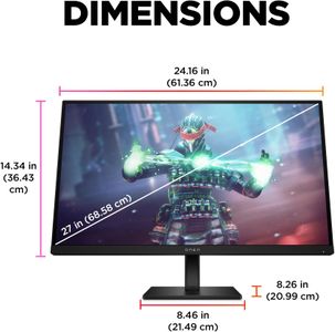 HP OMEN 27" UHD Gaming Monitor – 4K Display, 27-Inch
