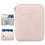 Dadanism 9-11 Inch Tablet Sleeve Bag Carrying Case for iPad 9/8/7th Gen 10.2,iPad Air 11" 2024,iPad Pro 11 M4 M2 2024,iPad Air5/4 10.9,iPad 10th Gen 10.9,Galaxy Tab A9+/S9 FE/A8, Pink