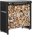 VIVOHOME 3 ft Heavy Duty Firewood R