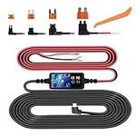 Dash Cam Hardwire Kit,Type-C Hard Wire Kit,USB C Hard Wire Kit Fuse for Dashcam, Plozoe 12V-24V to 5V Car Dash Camera Charger Power Cord, Gift 4 Fuse Tap Cable and Installation Tool（11.5ft）