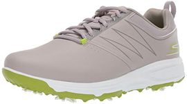 Skechers Men's GO Golf Torque Trainers, Gray Synthetic/Lime Trim, 11 UK