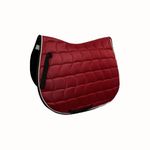 ASTILE EQUESTRIAN SADDLE PADS GENERAL PURPOSE SADDLE PADS NUMNAH QUILTED (COB/FULL, RED)