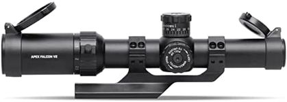 Tacticon APEX Falcon V2 1-4x24mm LPVO Scope with Cantilever Mount | Disabled Combat Veteran Owned Company | Lower Power Variable Optic with Illuminated Red Mil-Dot Reticle for Rifle