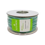 300 Ft Heavy Duty Robotic Lawnmower Boundary Wire - 9 Gauge AWG (2.7mm Thick) Underground Electric Perimeter Wire for Robot Mower Installation, Weatherproof Green Cable