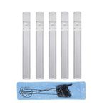 5 Pack Reusable Clear White Kit with Clean Brush Accessories