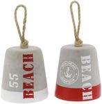 Deco 79 Cement Stone Buoy Decorativ