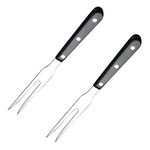 2 Pcs Carving Forks Professional Pot Forks Stainless Steel Meat Forks for Beef Roast Turkey