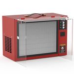 OUKEETO Portable Intake Filtration System - Tabletop Dust Collectors (580-780CFM) for Woodworking, Movable Air Filter with Strong Vortex Fan, Benchtop Dust Collection Systems for Garage Works Shop