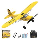 VOLANTEXRC RC Plane Sport Cub S2, 3CH Remote Control Airplane RTF Radio Controlled Aircraft for Beginners with 2 Batteries Xpilot Stabilization System RC Aeroplane Toy Gifts RC Toy
