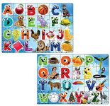 FunBlast Alphabet Jigsaw Puzzle for Kids Jigsaw Puzzle for Kids of Age 3-5 Years – 48 Pcs (Multicolor, Size 30X22 cm)