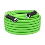 DEWENWILS Garden Hose 50 ft x 5/8", Water Hose with SwivelGrip, Heavy Duty, Lightweight, Flexible Hose for Plants, Car, Yard, 3/4 Inch Solid Fittings, Drinking Water Safe