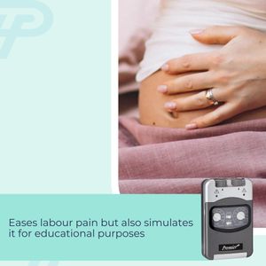Performance Health Dual Channel TENS Machine – Portable EMS Pain Relief Device with Electrodes