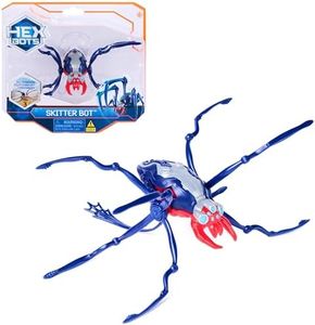 HEX Bots Skitter Bot Spider, Robotic Kids Toys with Insect-Like Movement for Indoor/Outdoor Play, Robot Toys for Boys & Girls Ages 4 & Up, Red