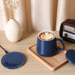 APEKX Self-Heating Mug – Navy Blue, Temperature Control